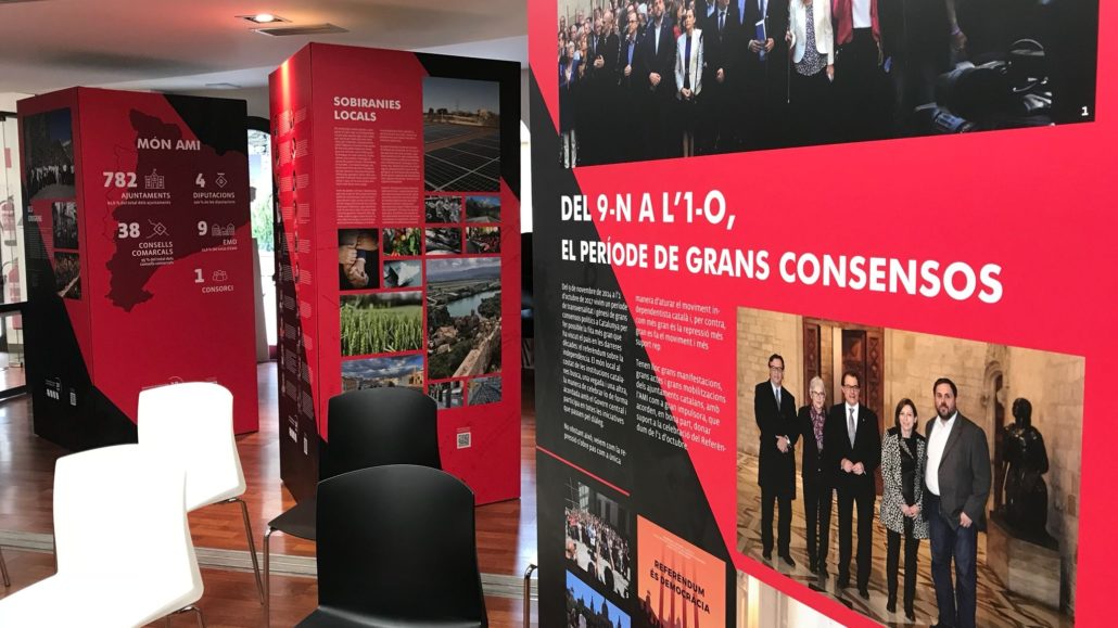 Llívia acull una exposició sobre els 10 anys de l’Associació de Municipis per a la Independència