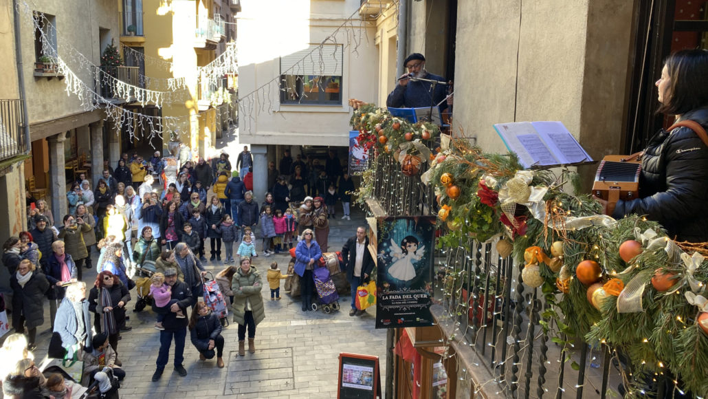 Balcons de la Seu d’Urgell es converteixen en escenaris musicals per cantar nadales
