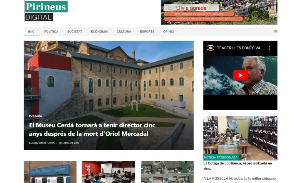 Aquestes són les cinc notícies més vistes del 2022 a Pirineus Digital