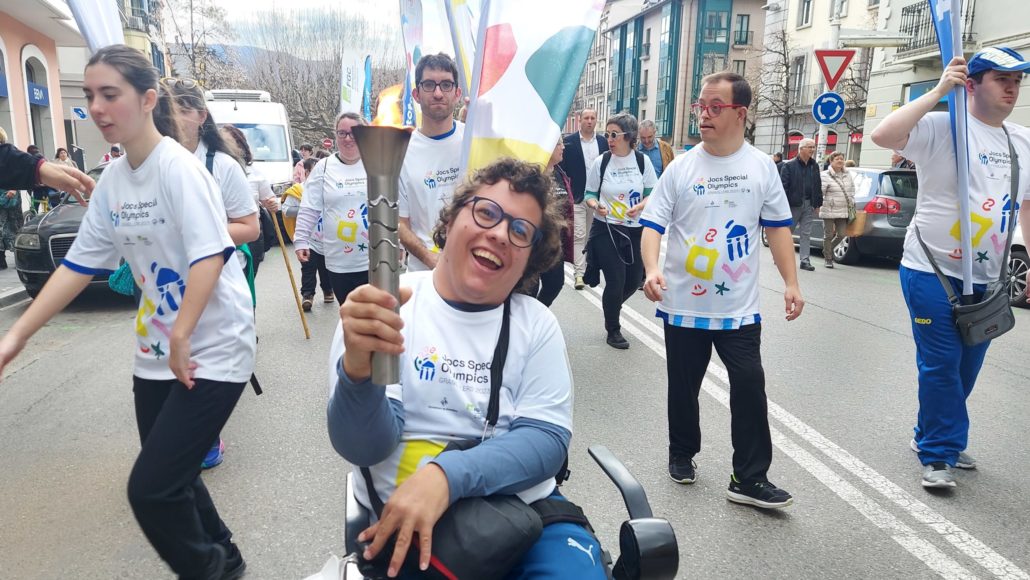 La torxa dels Jocs Special Olympics arriba a la Seu d’Urgell