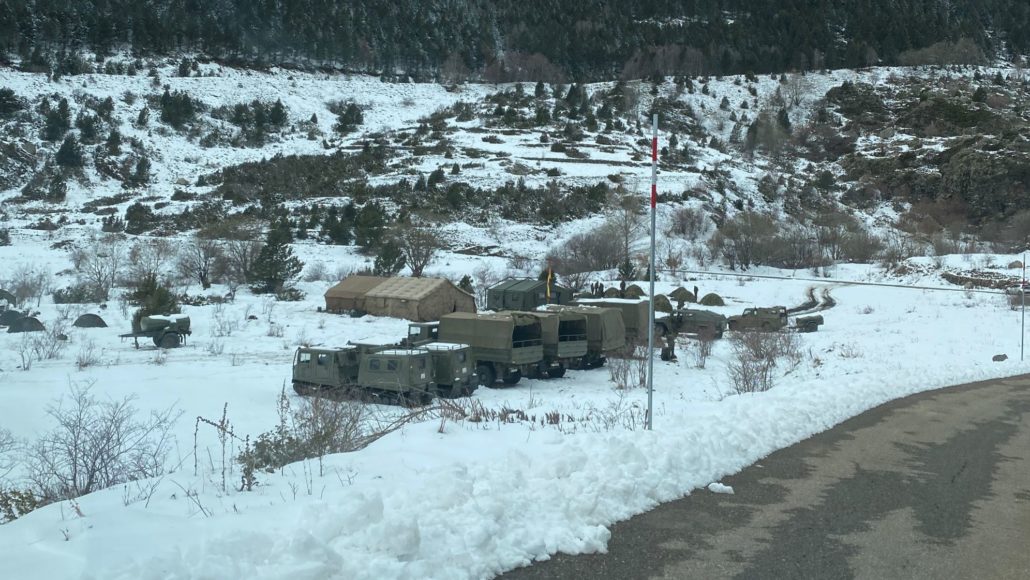La CUP de la Vall Fosca denuncia unes maniobres militars fetes prop de Sallente