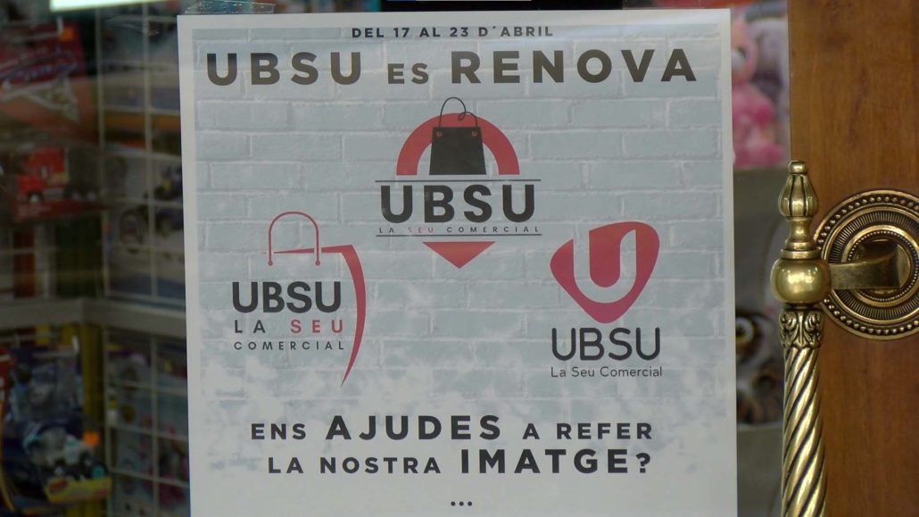 La Unió de Botiguers de la Seu organitza una votació popular per renovar el logotip