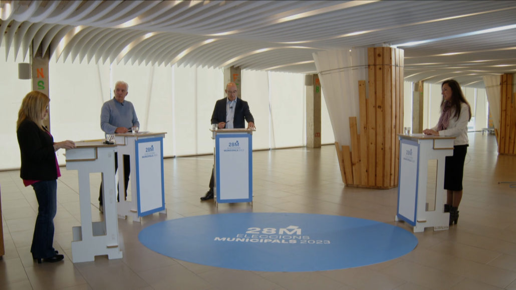 VÍDEO.- Troguet, Solanes i Noray protagonitzen el debat electoral de Cadena Pirenaica i Lleida TV al Pont de Suert