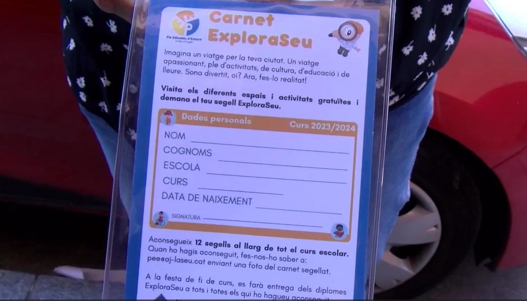 La Seu crea un carnet per promocionar espais culturals i educatius del municipi entre infants i joves