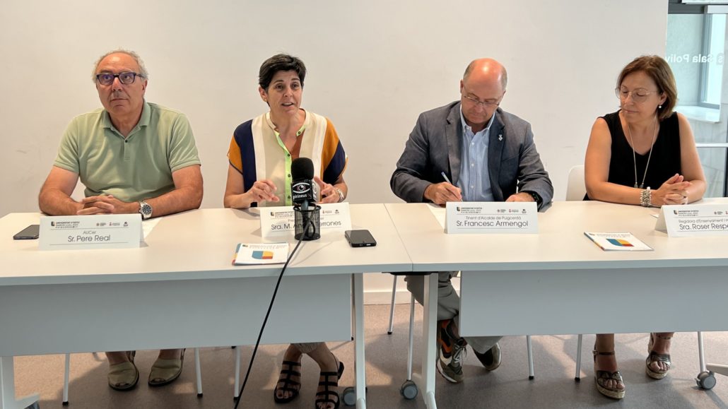 Enric Calpena i Antoni Trilla, a la inauguració i cloenda de la 25a Universitat d’Estiu Ramon Llull Puigcerdà