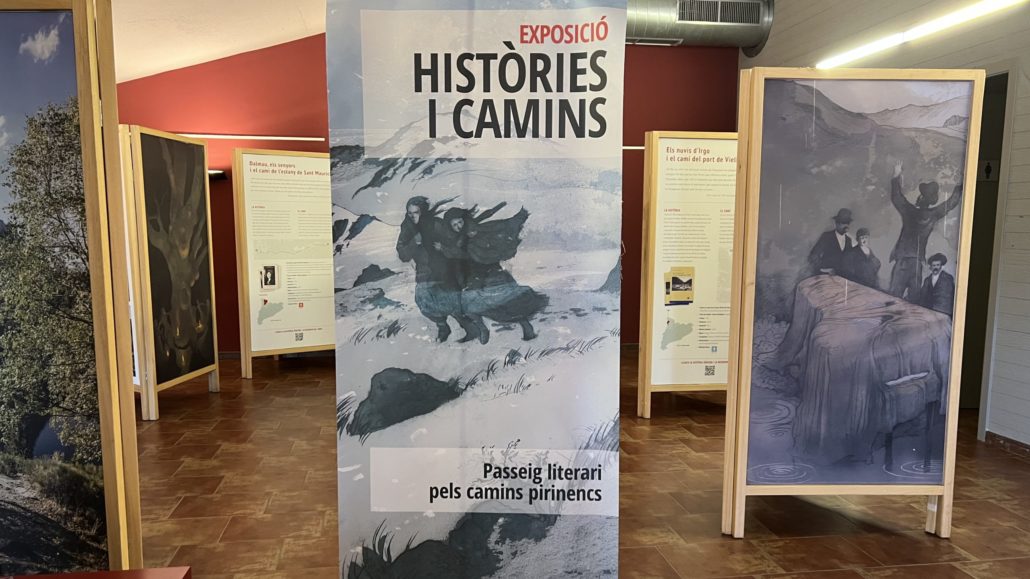 L’Espai Ceretània de Bolvir acull l’exposició “Històries i Camins”, un passeig literari pels camins pirinencs
