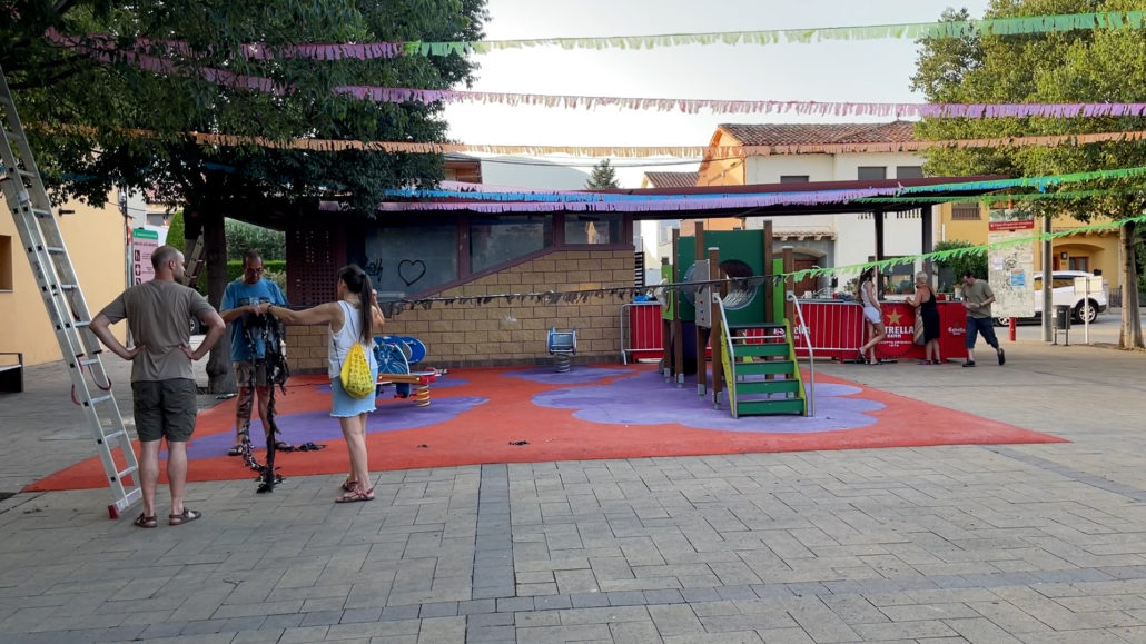 El veïnat de Santa Magdalena es prepara per la Festa Major del barri
