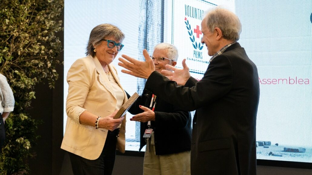Conxita Rius ha estat guardonada als Premis del Voluntariat de Creu Roja Catalunya