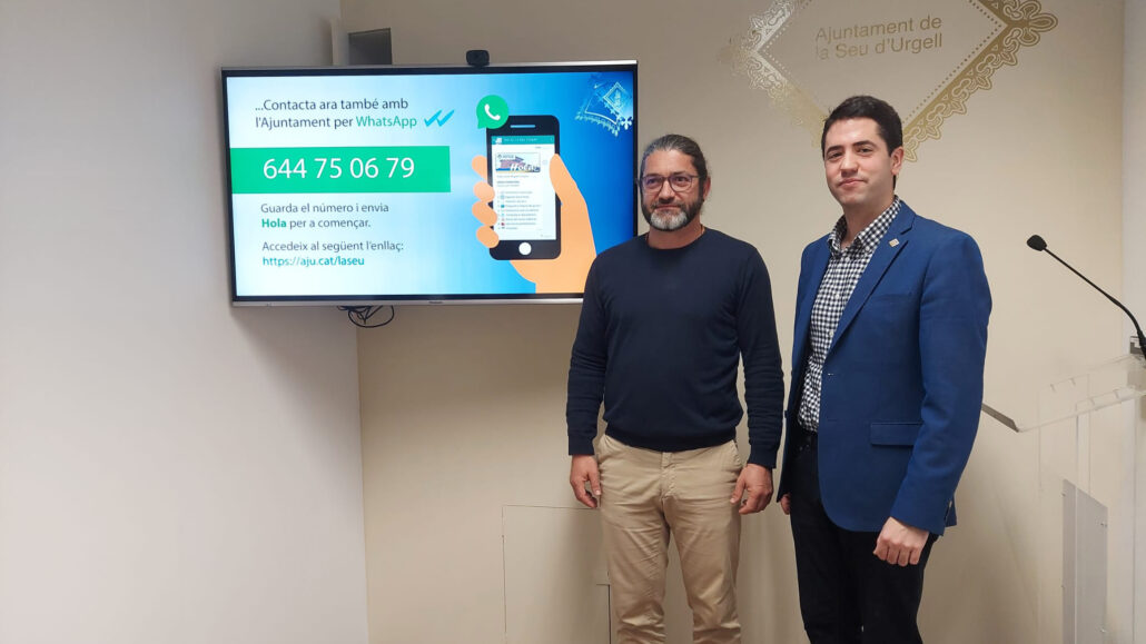 L’Ajuntament de la Seu utilitza WhatsApp per agilitzar la relació amb la ciutadania
