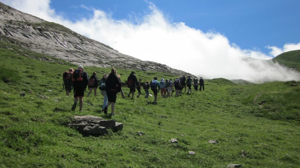Inici del camp de treball de la Fundació Escolta Josep Carol a l’Alta Ribagorça