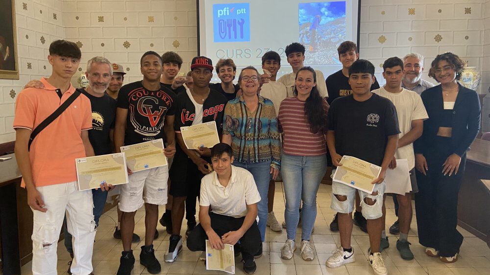 Els alumnes del curs del PFI-PTT de la Seu ja són auxiliars d’activitats forestals