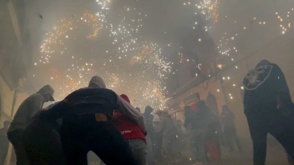 La història dels vikings s’apodera del correfoc a la Seu d’Urgell