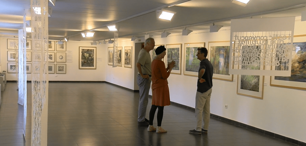 Pintura i literatura dialoguen a la Seu d’Urgell de la mà d’Ewa Karpinska i Biel Mesquida