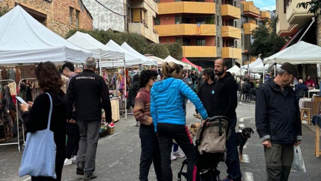 Les fortes pluges aigualeixen la 5a Festa i Fira de Muntanya de Coll de Nargó