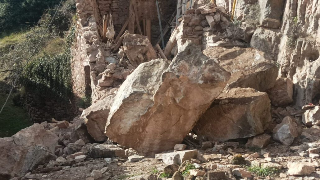 La Diputació destina 263.000 € per rehabilitar les instal·lacions afectades pel despreniment de pedres a Sellui