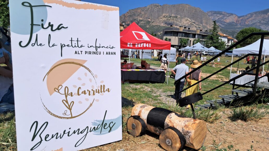 Espai a l'aire lliure on s'ha celebrat la fira La Carrulla