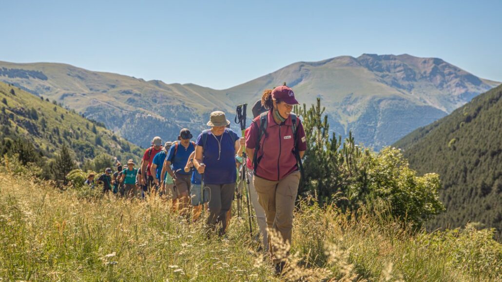 Senderista fent una ruta
