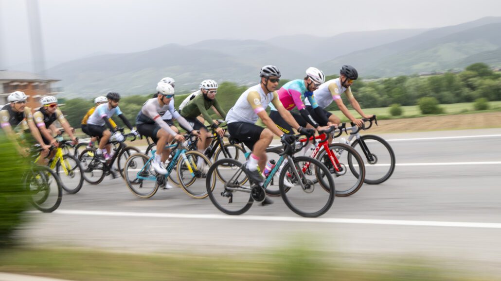 Grup de ciclistes en ruta
