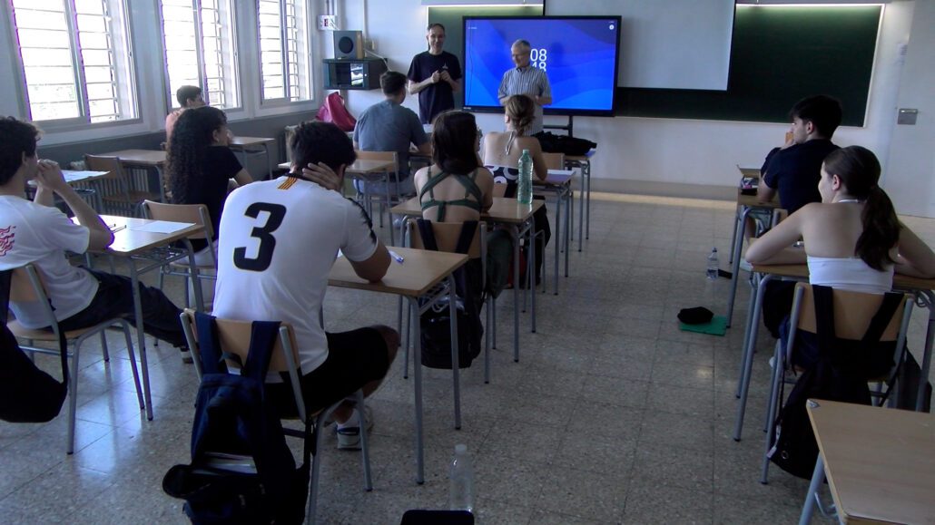 Alumnes en una aula