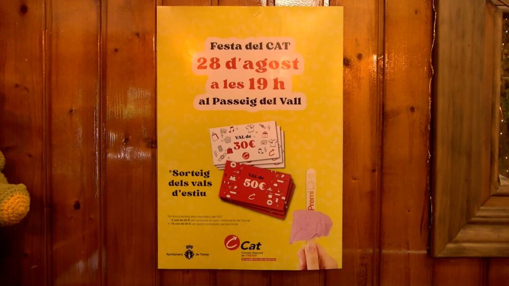 El Comerç Associat de Tremp acomiada l’estiu amb el sorteig de 18 premis en vals de compra