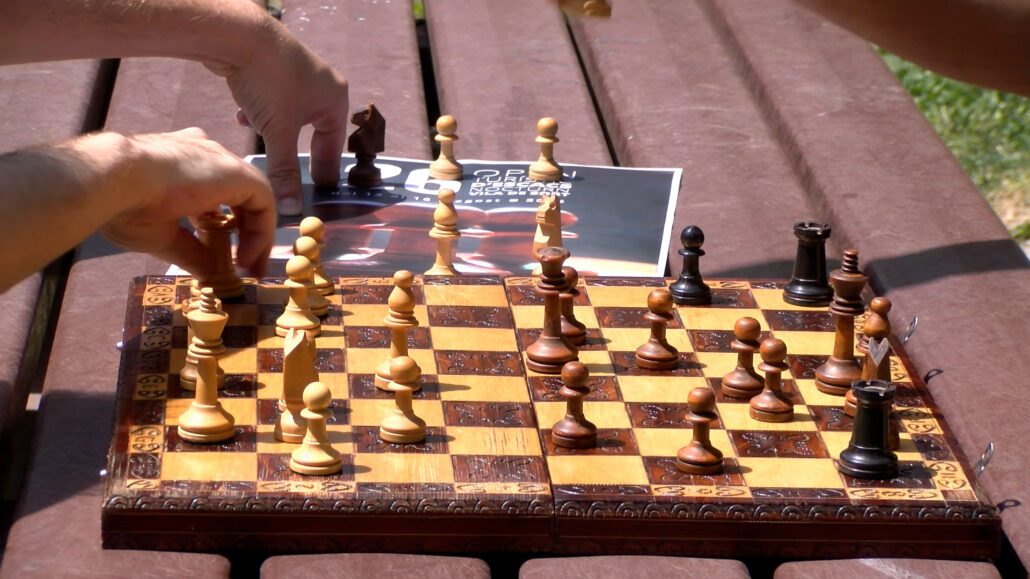 Una partida d'escacs