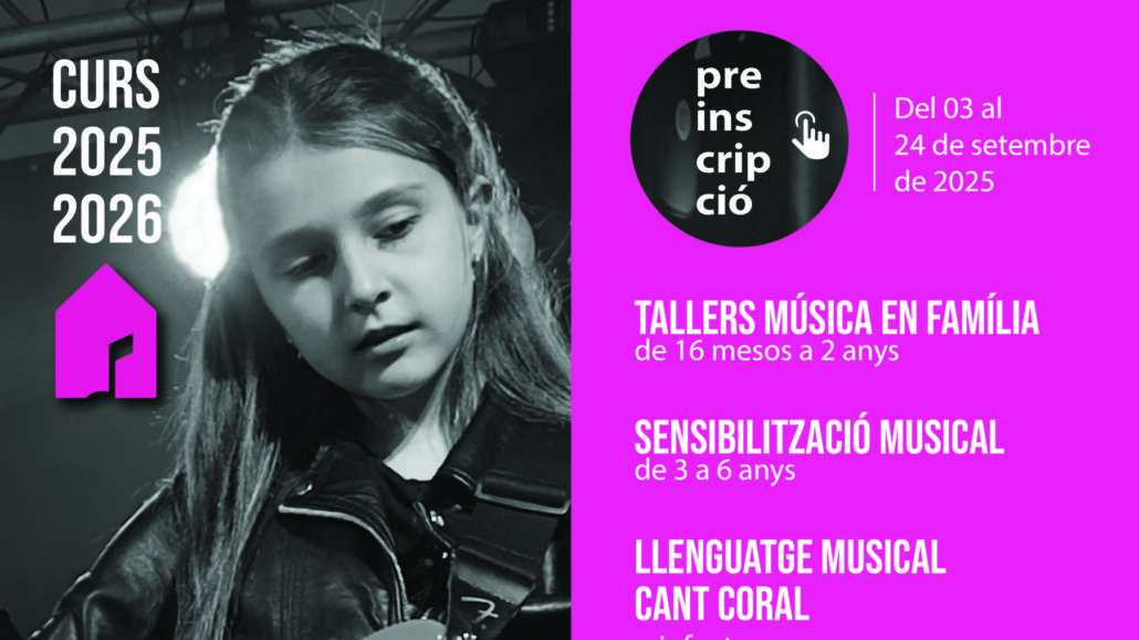 Obertes les preinscripcions a l’Escola de Municipal de Música de la Seu d’Urgell per aquest curs 2025/2026