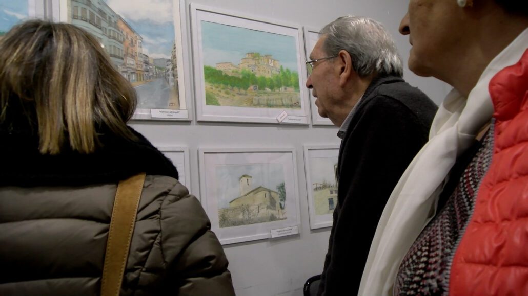 Josep Mijana, veí d’Oliana, exposa per primera vegada les seves pintures