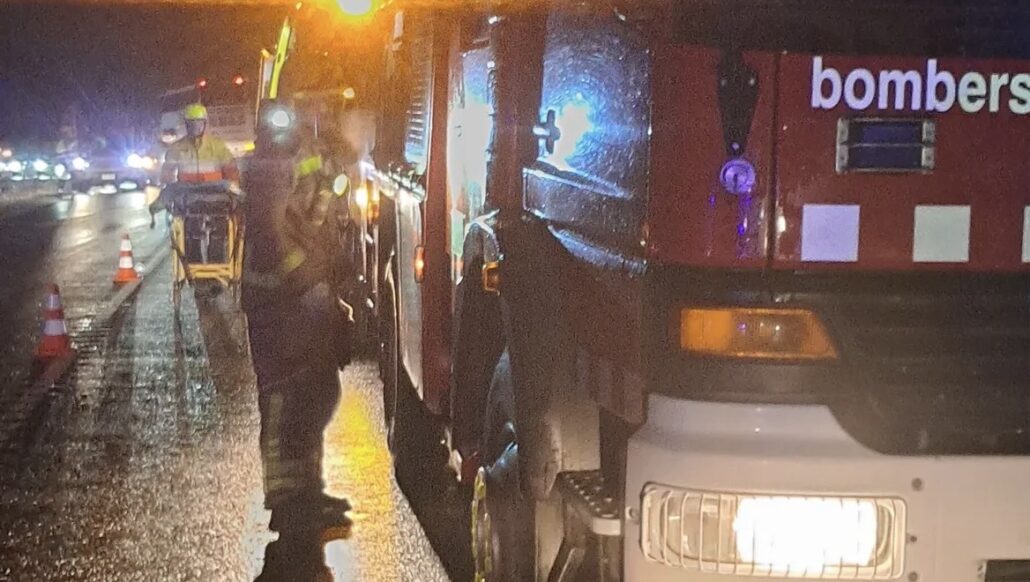 Tres ferits en un xoc entre una furgoneta i un cotxe a l’altura d’Organyà