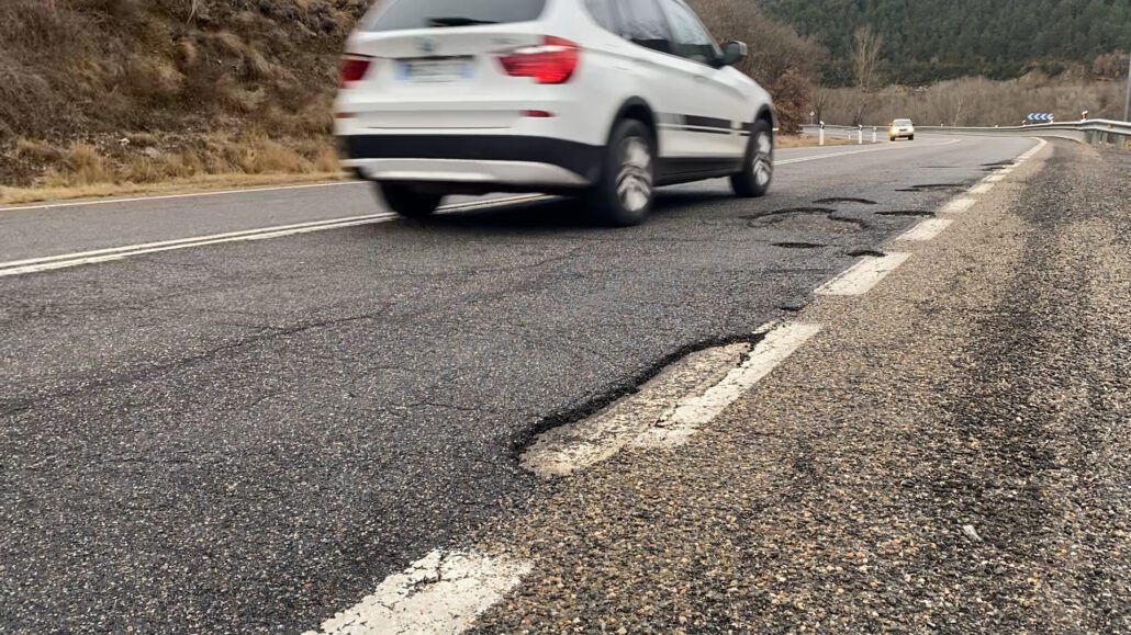 El ferm del tram de l’N-260 que connecta Alt Urgell i Cerdanya no s’arreglarà fins a la primavera