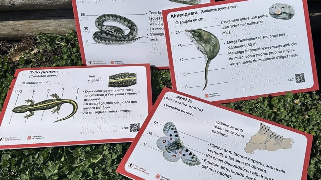 El Parc Natural del Cadí-Moixeró fa accessible la informació a persones amb discapacitat