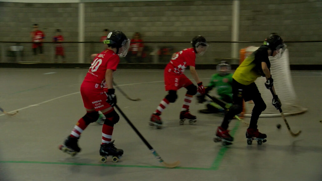 Tret de sortida al Campionat de Catalunya Benjamí d’Hoquei patins que es disputa a la Seu