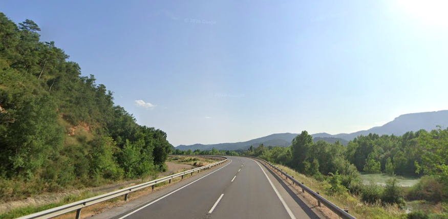 Sis persones afectades per un accident viari a la C-14 a Oliana